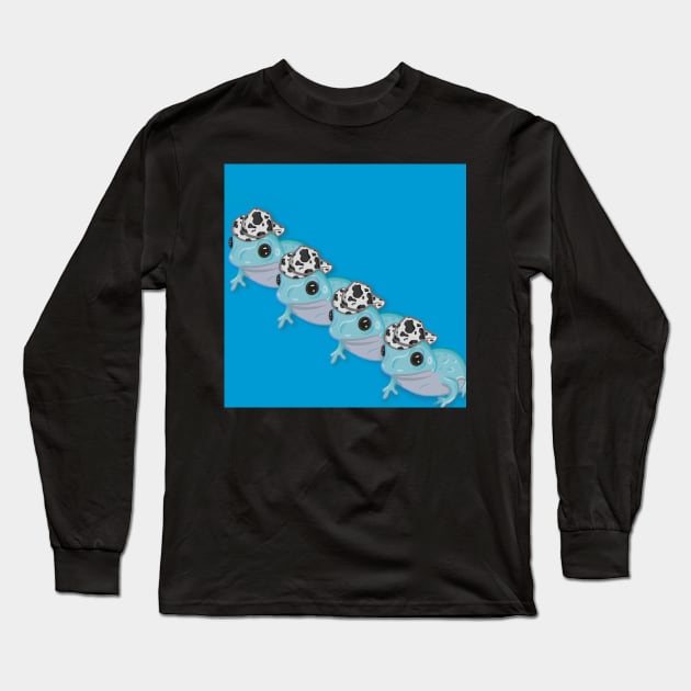 Ooh wee ooh frogs Long Sleeve T-Shirt by RoserinArt